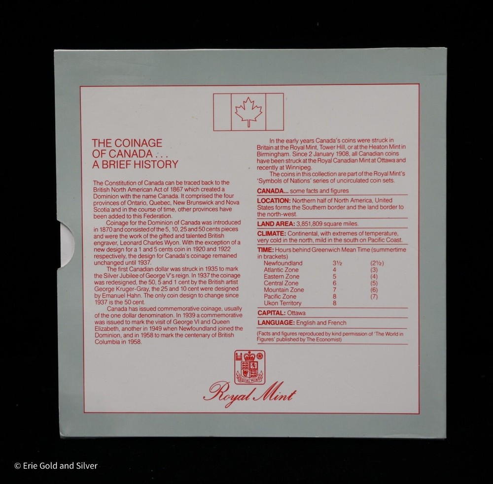 1983 Canada Uncirculated 6-Coin Collection