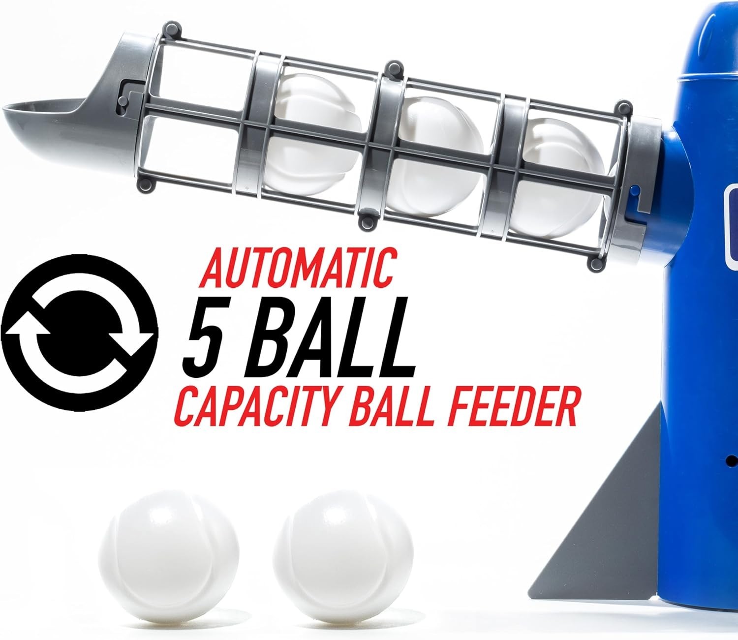 MLB Kids Pitching Machine Pop Rocket with Plastic Baseballs