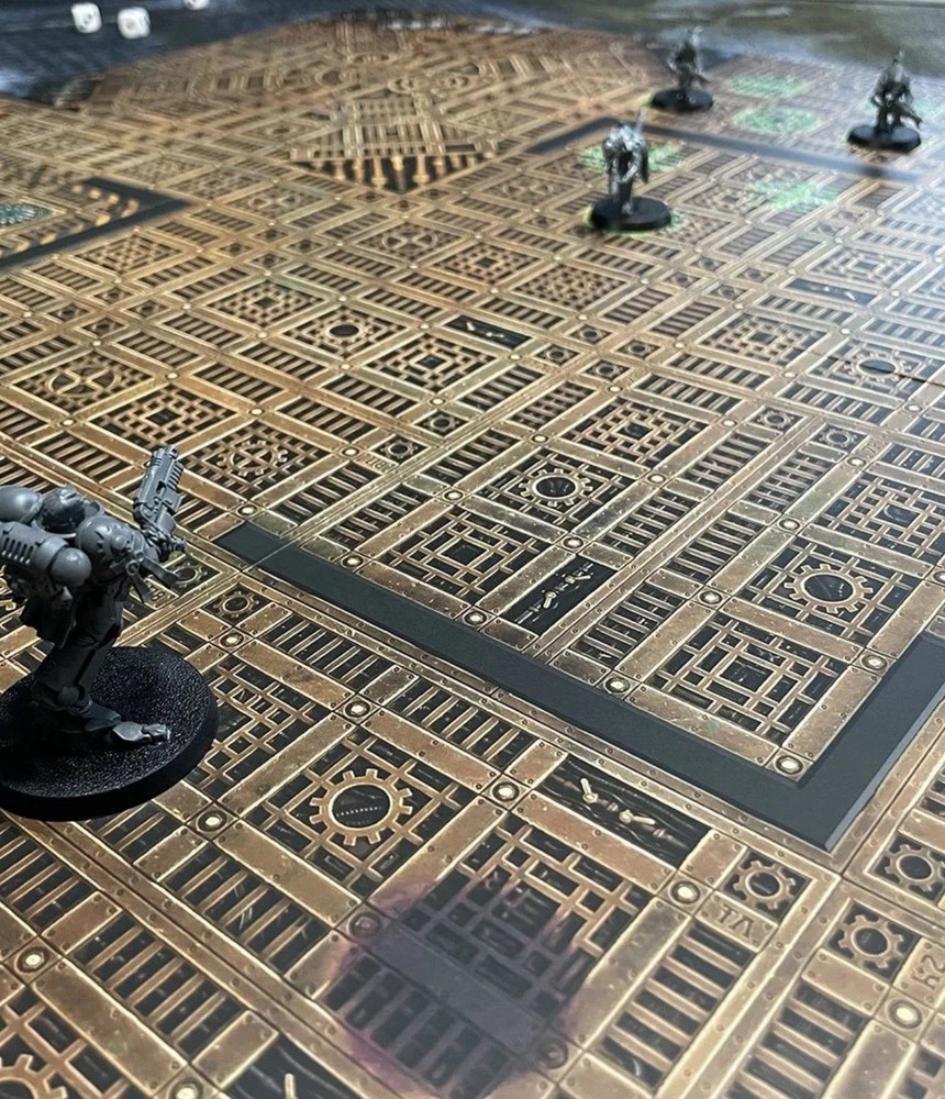 Warhammer 40K terrain Gaming Mat Double sided foldable Tabletop Gaming