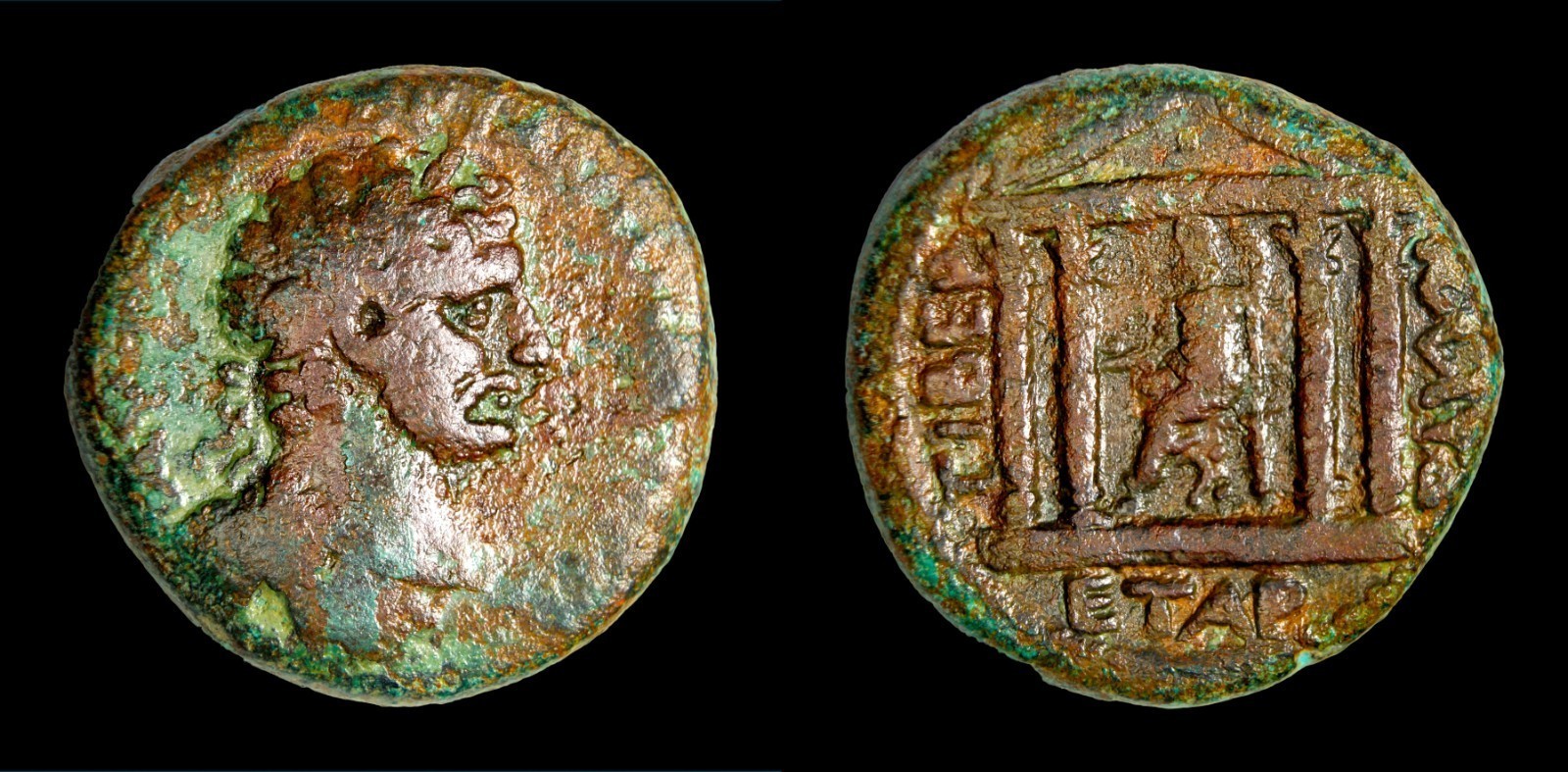 RARE JUDAEA, Tiberias. Hadrian. 117-138 AD. Æ 20mm (10.07 gm). Dated year 101