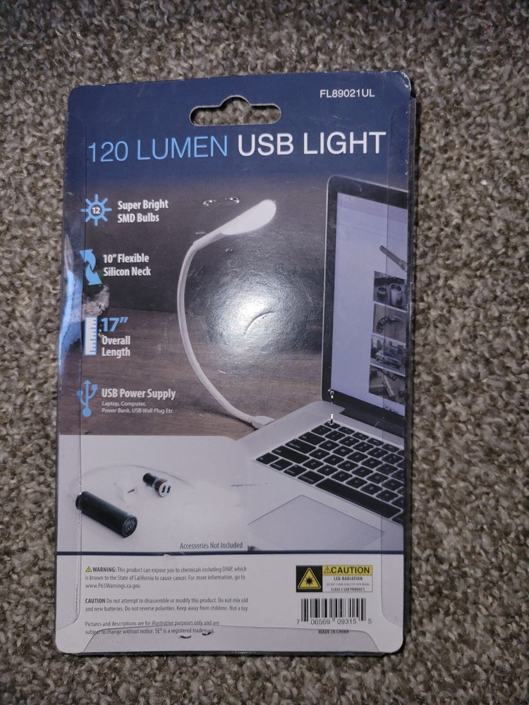 120 Lumen Flexible 10" USB Light