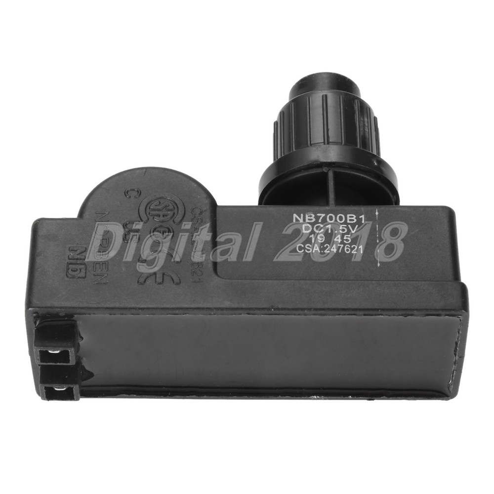 1x Fire Pit Igniter Stove Grill Burner 2 Outlets Push Button Ignition Switch Kit