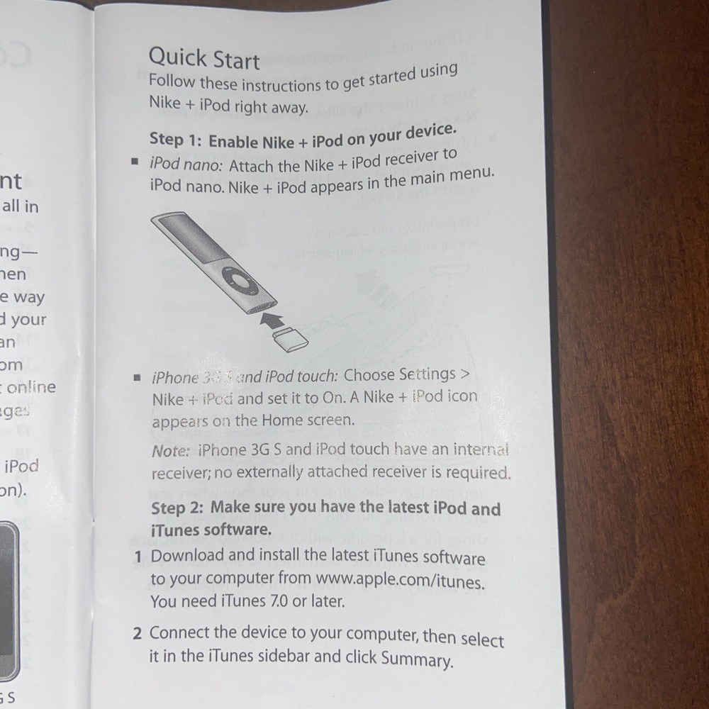 Nike + iPod Sensor for Running Shoes