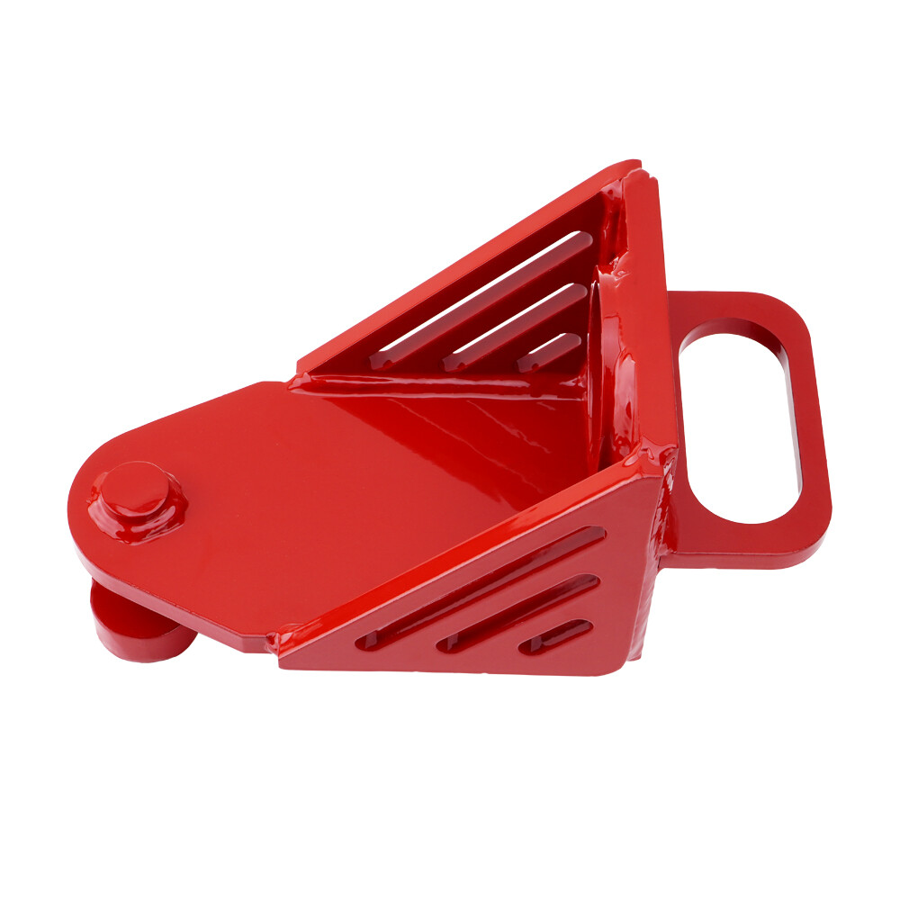 Shipping Container Jack Lug, with Handle, Red Jack Leveling Attachment 74000 LBS