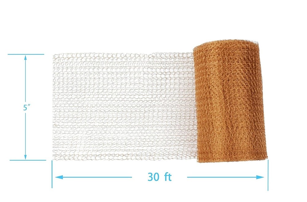 Flexible 100% Copper Mesh - 5 x 30 ft Roll for Distilling & Cleaning Solutions