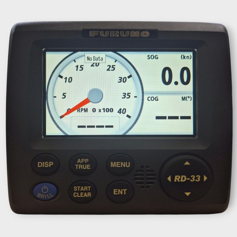 Furuno RD-33 NMEA2000 Data Organizer Display w/ 2m N2k Drop Cable Fully Tested!