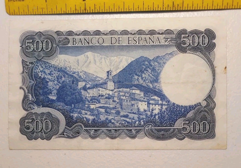 1971 Spain 500 Pesetas Note; Pick 153 *Circulated*