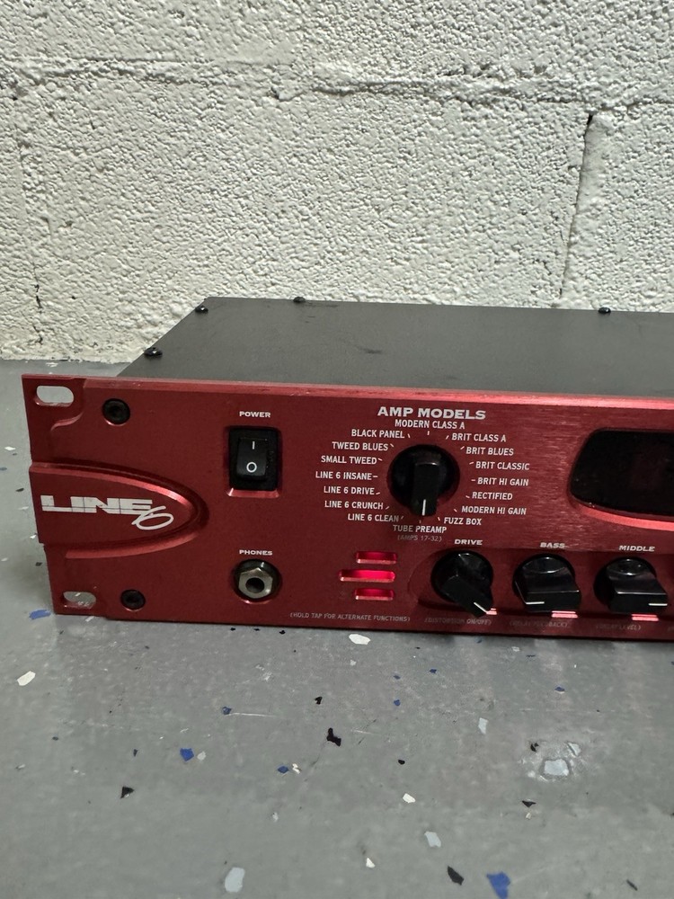 Line 6 POD Pro Rack Multi-Effects Processor for Electric Guitar Digital