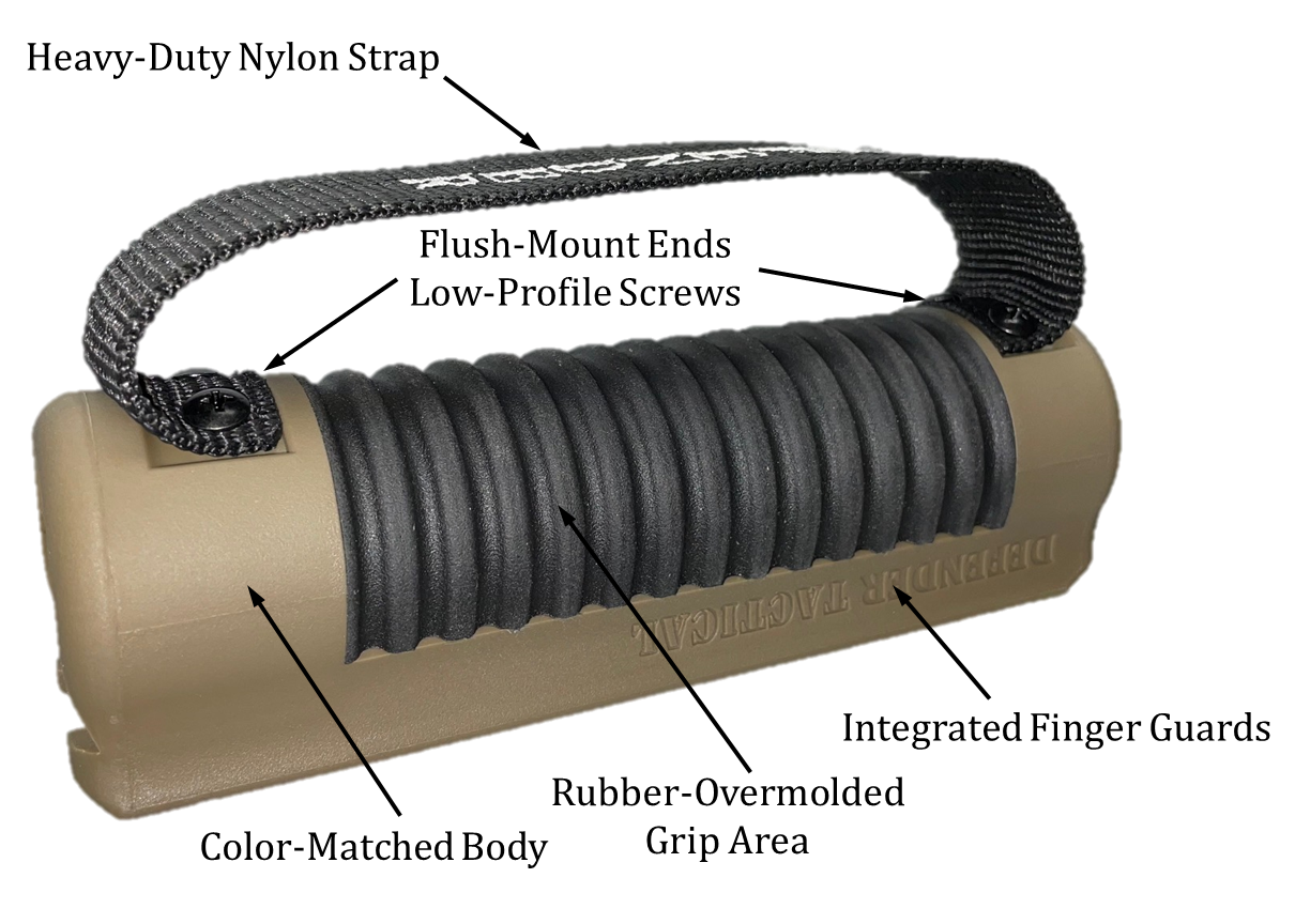 Rubber Over-Molded Forend Kit for Mossberg Shockwave 12-Gauge With Strap