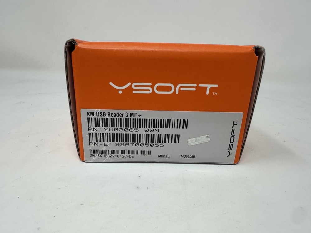 YSOFT KM USB Reader 3 MF+ - Model MUO3065 - Connect 3D Printer Verification