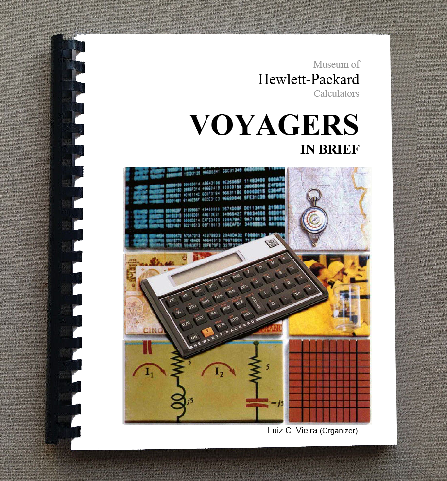Hewlett-Packard Calculators VOYAGERS IN BRIEF