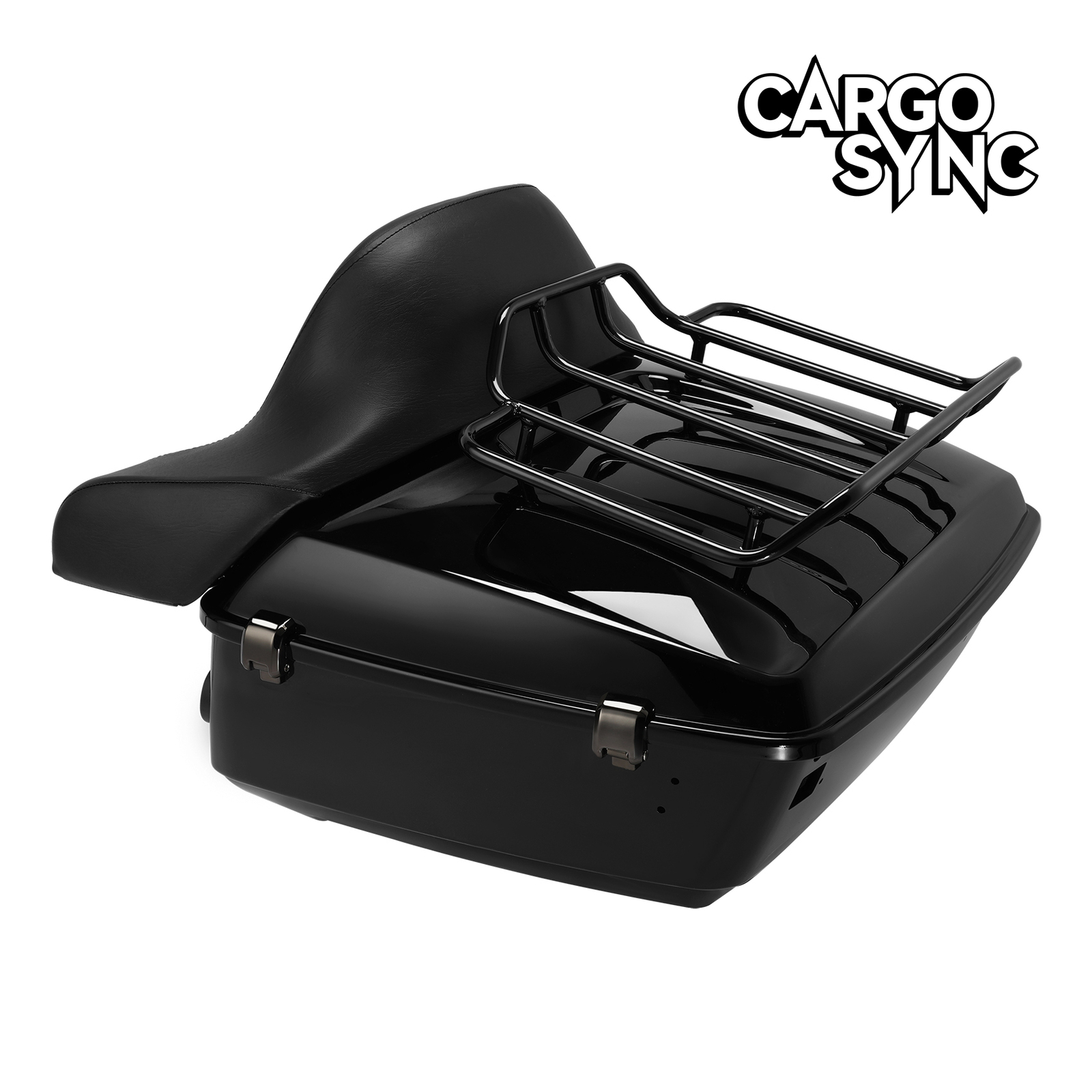 King Tour Pack Backrest Luggage Rack Top Rack Set Fit For Harley Touring '14-25