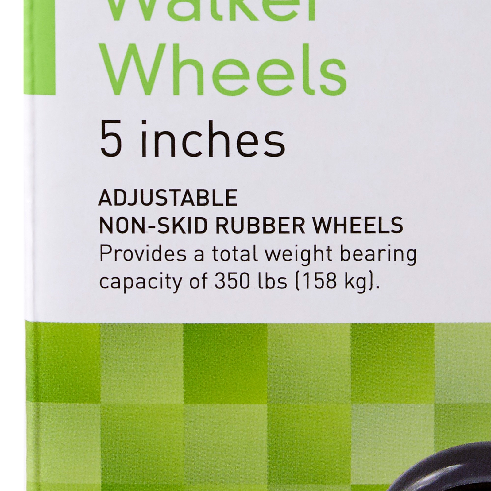 McKesson Walker Wheel for 1-inch Frame Diameter Walkers 146-10109