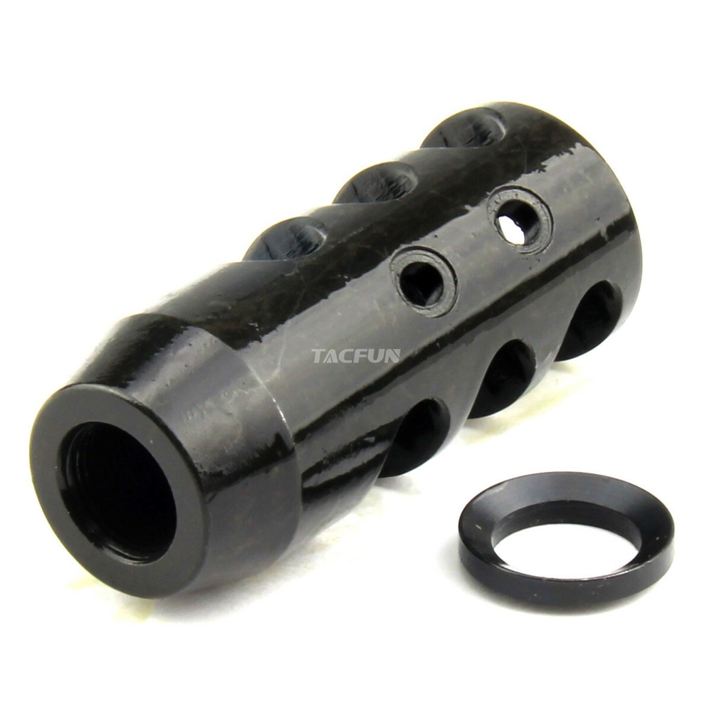 NEW! Compact Low Concussion 1/2x28 Muzzle Brake Compensator .223 5.56