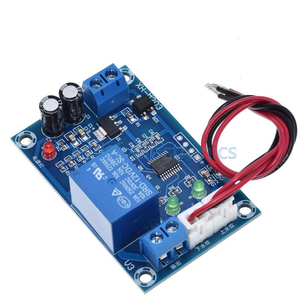AC/DC 12V Relay Fully Automatic Water Level Controller Pump Switch Module -