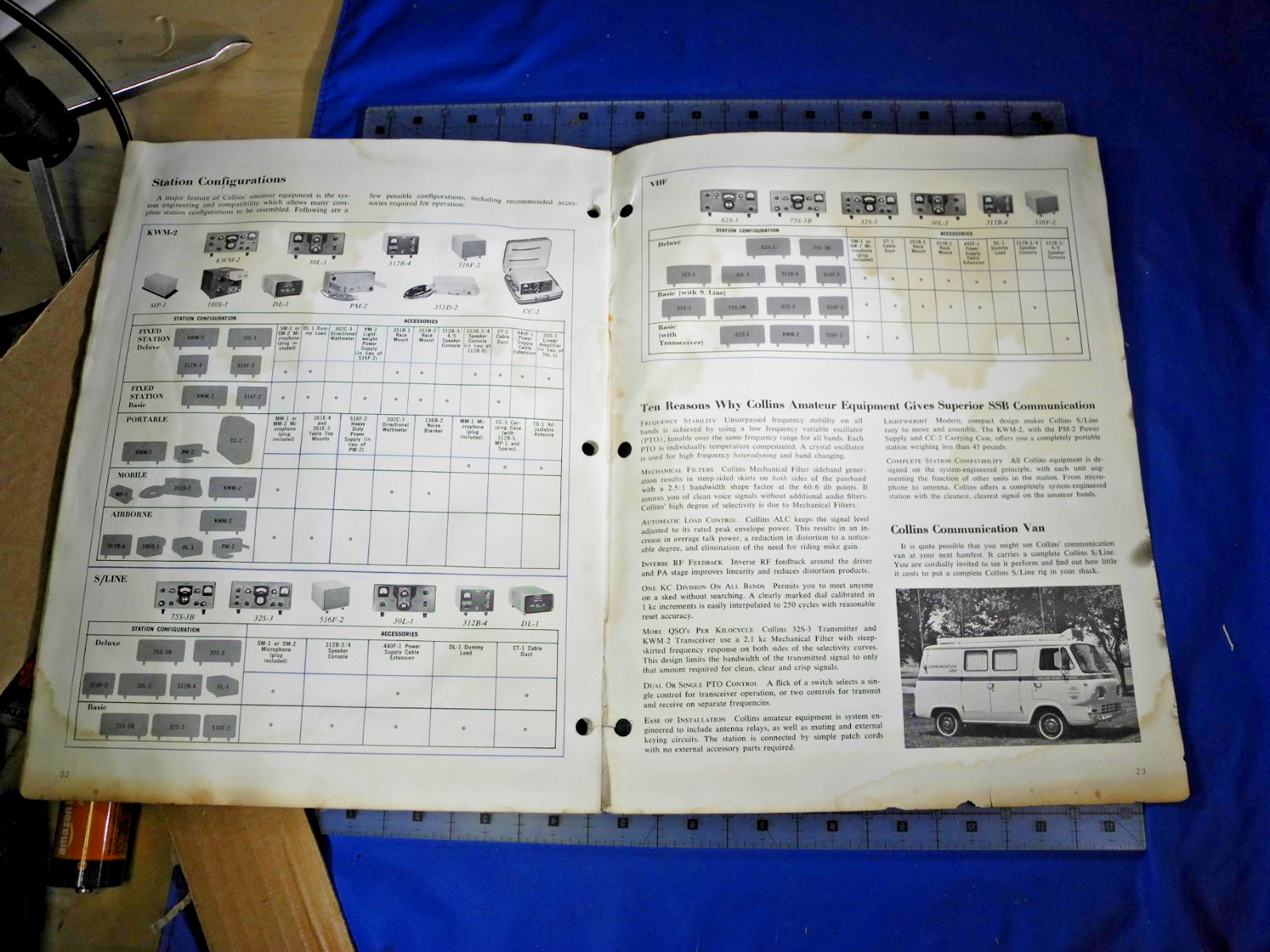 1964 Collins AMATEUR RADIO EQUIPMENT CATALOG No 32 (Free Shipping!)