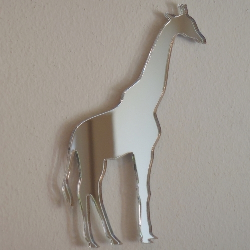 Giraffe Shaped Mirrors (3mm Acrylic Mirror, Several Sizes Available)