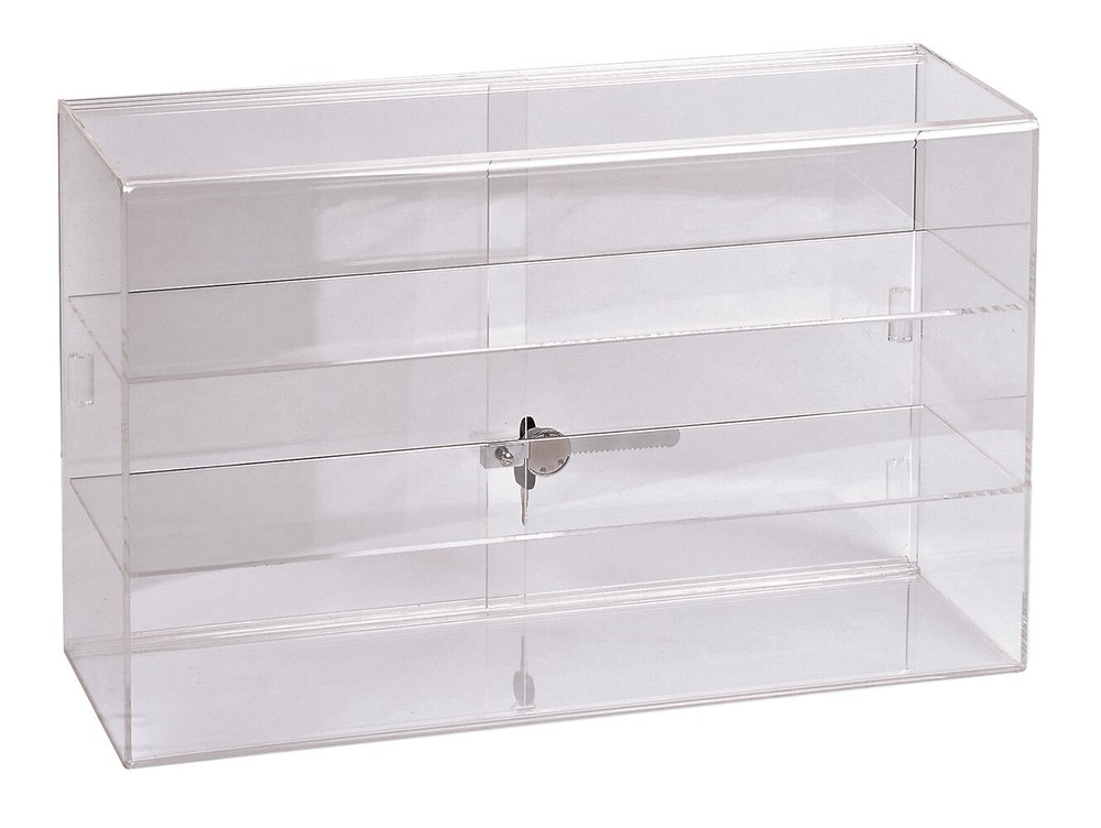SSWBasics 2Shelf Acrylic Countertop Display Case (Comes with lock & key)