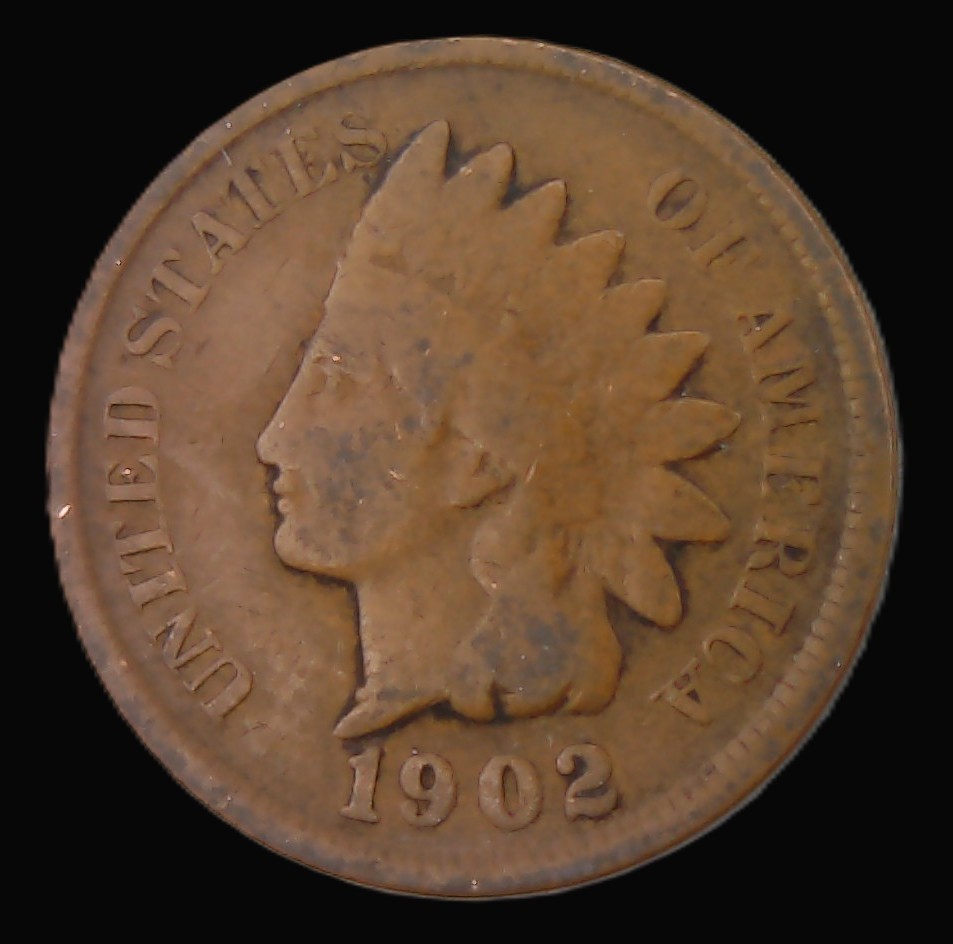 Indian Head Cent 1902 - US Coin - Circulated Condition
