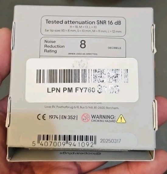 Loop Engage 2 - Clear - Earplugs Everyday Noise Reduction