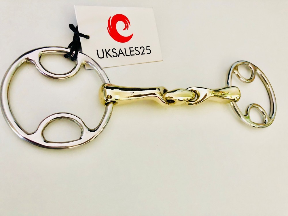 Wilkie Bevel 14MM Verbindend Angled Snaffle Bit (UKSALES25®) *SAME DAY DISPATCH*