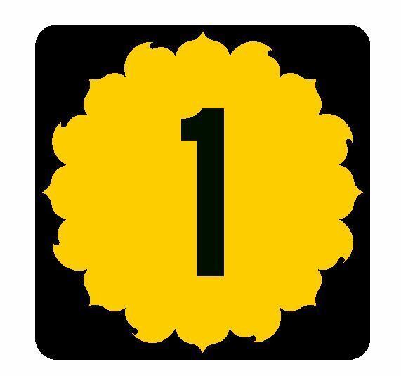 Kansas Route 1 Sticker Decal