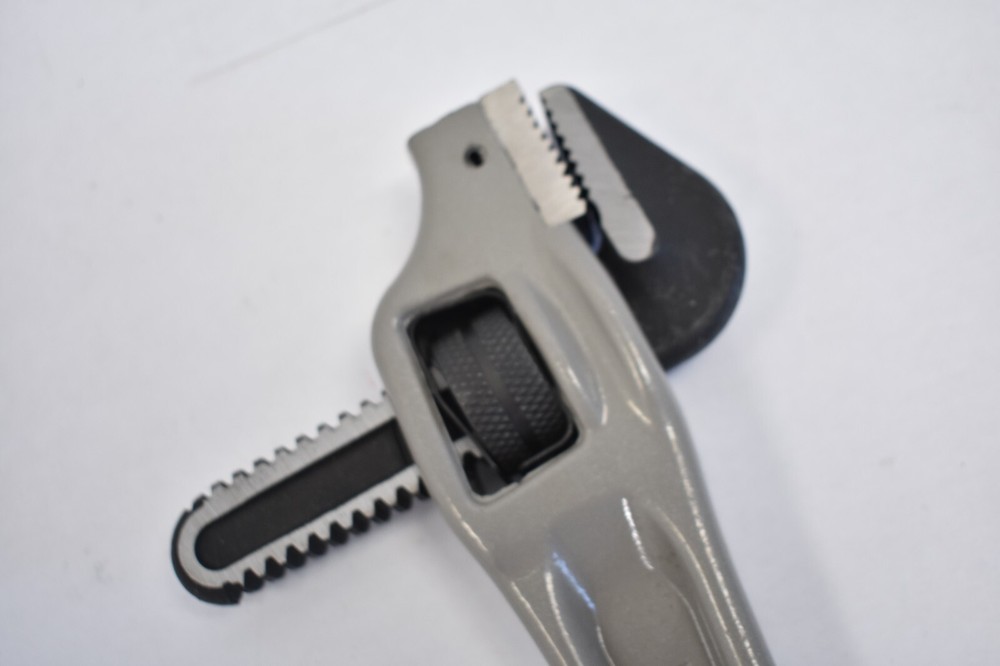 DuraTech 14" Offset Aluminum Pipe Wrench Tool Plumbers HVAC Heavy Duty