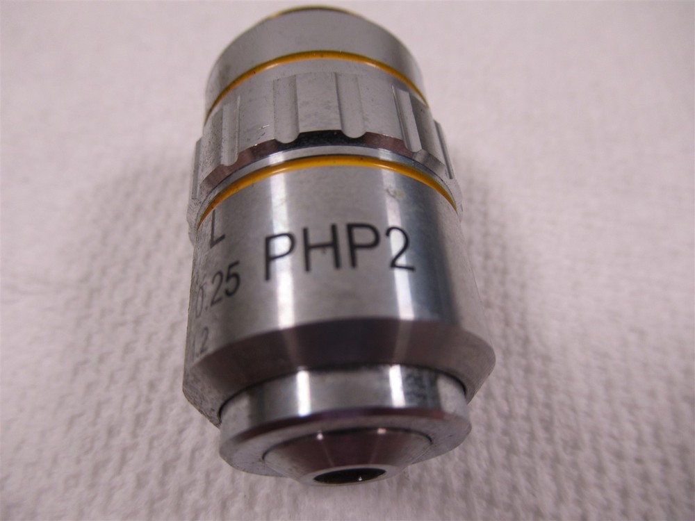 Jenco Inverted Compound Microscope Objective Lens PL L 10x PHP2 160mm 0.25