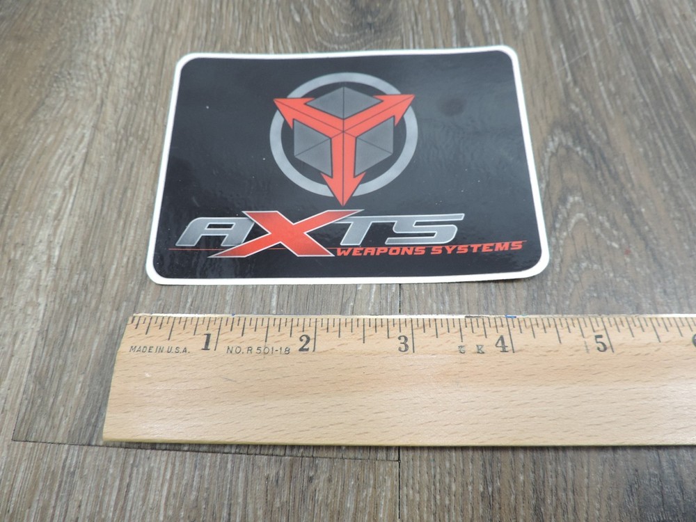 AXTS Weapon Systems Sticker 4.25"x3"