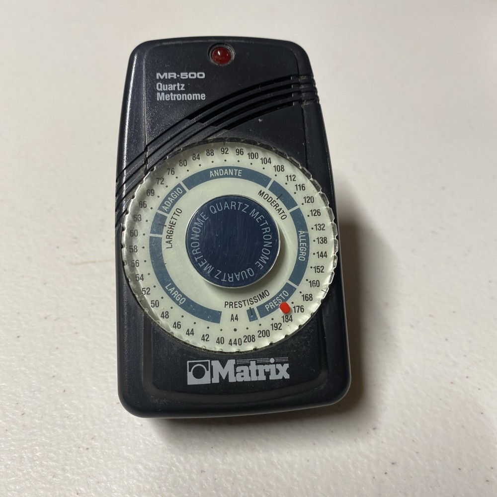 Matrix MR-500 Quartz Metranome Handheld Tested Working