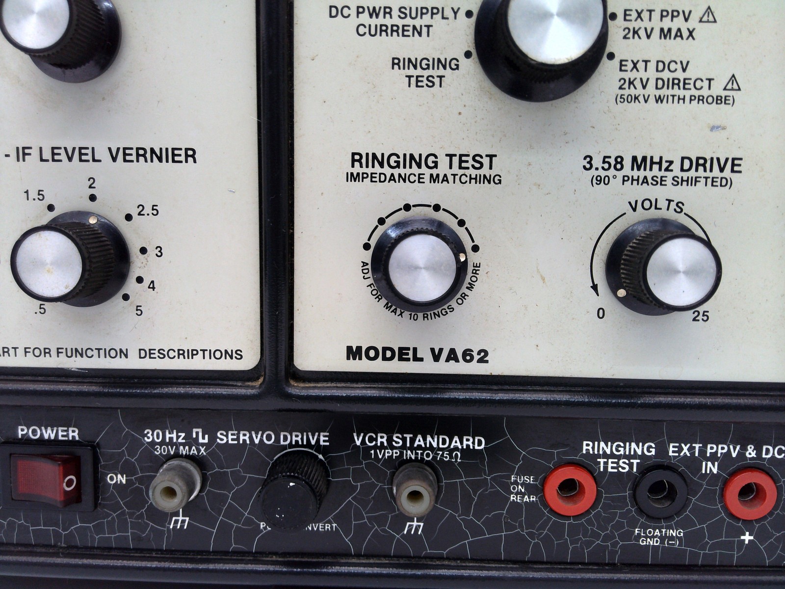 Sencore VA62 Universal Video Analyzer RF Communication Test Set Programmable