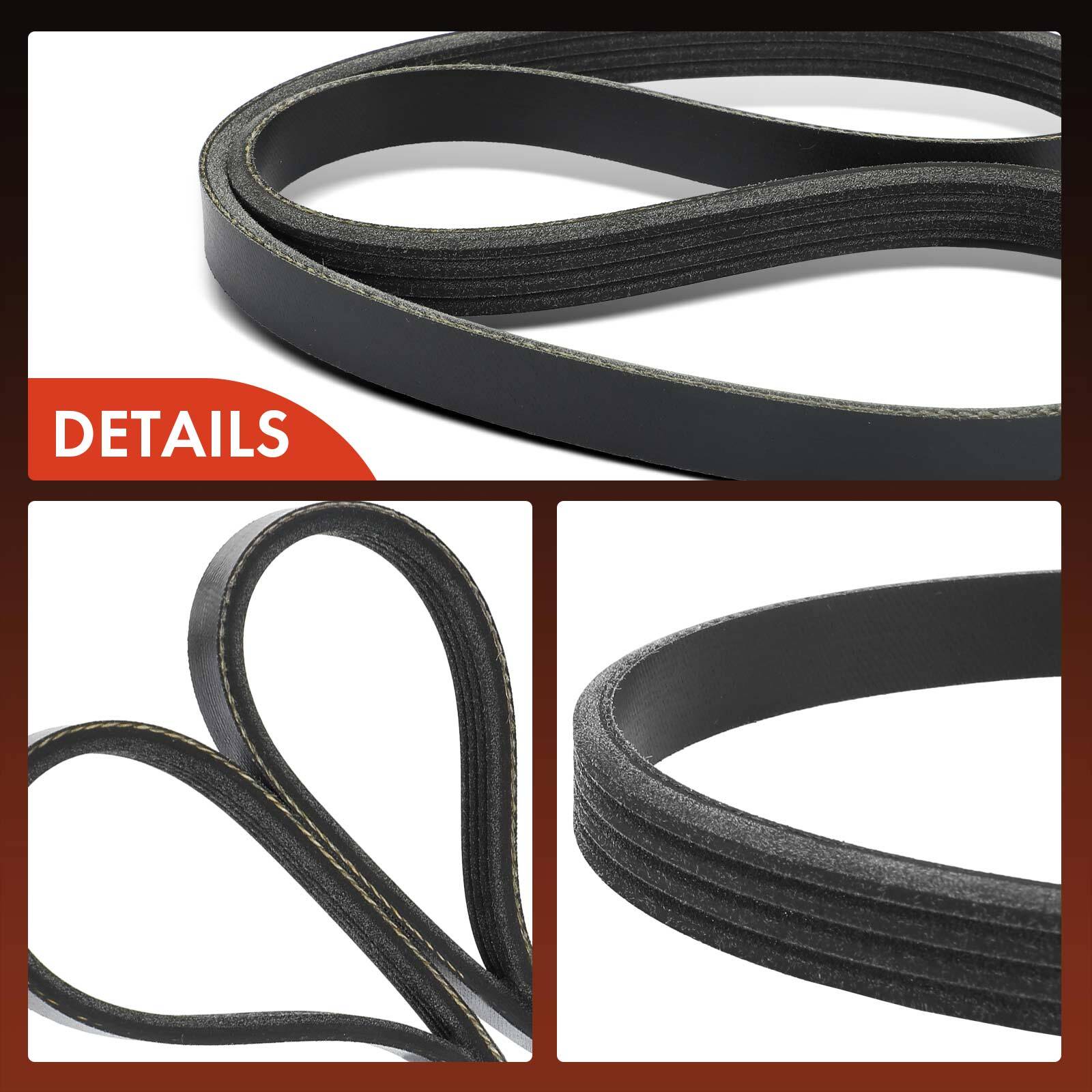 33.78 in Serpentine Belt for Chevrolet Silverado 1500 2014-2023 Tahoe 2015-2024