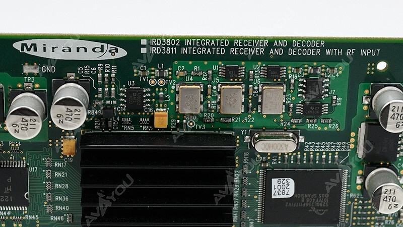 Miranda GV IRD-3811-VQ MPEG-4 Receiver Decoder with 3DRP