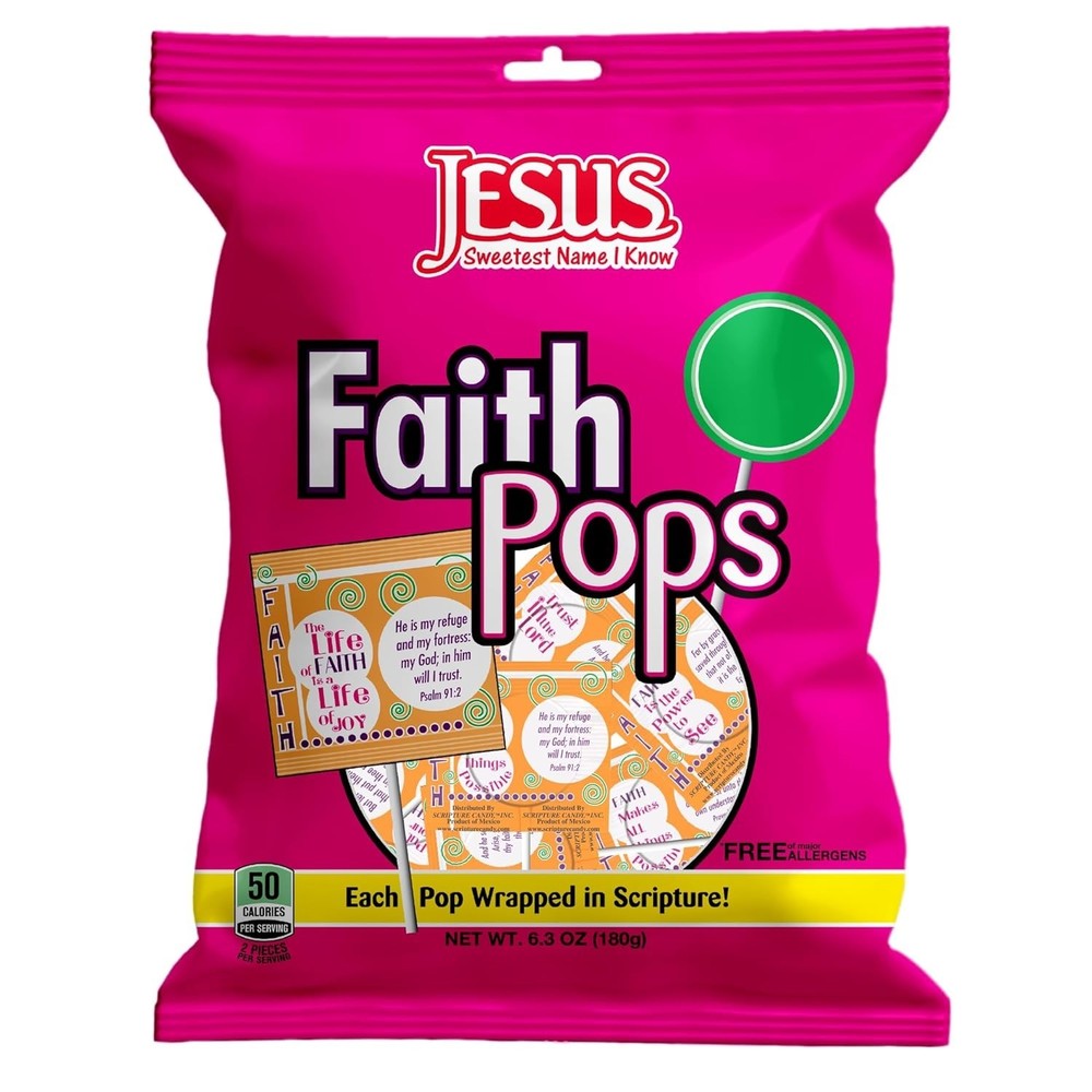 Scripture Candy, Individually Wrapped...Children enjoy reading before eating