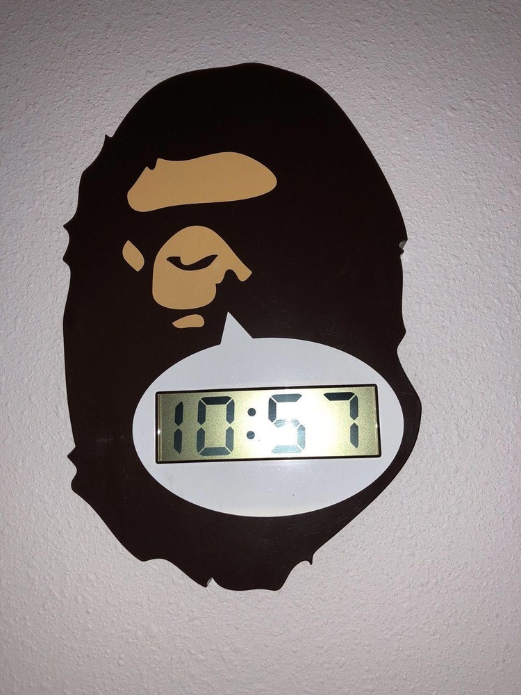 Bape Digital Wall Clock