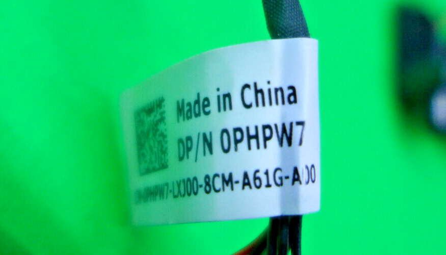 Genuine Dell Precision 3630 Power Button w/LED Cable PHPW7