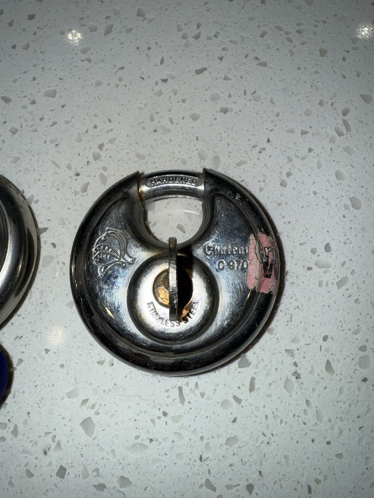 2 Chateau C-970 Hardened Padlocks