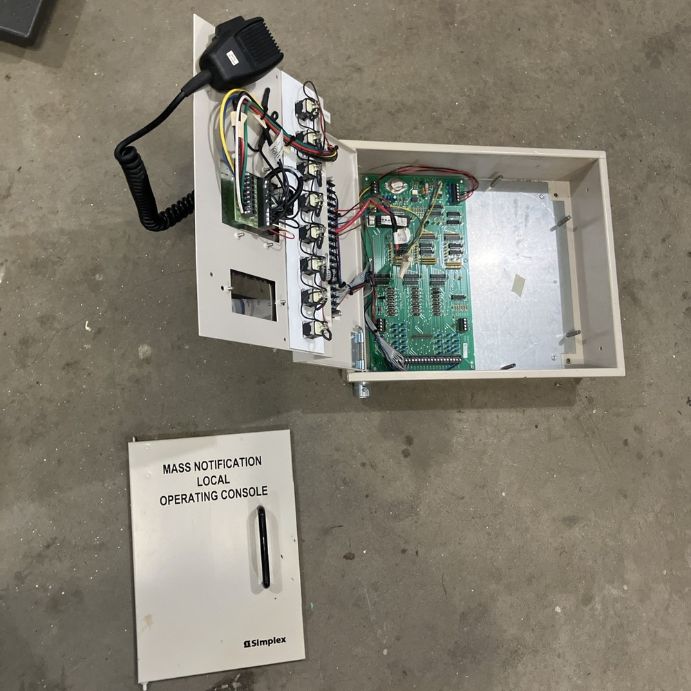 SIMPLEX GRINNELL Mass Notification Local Operating Console System LOC EVACS MNS