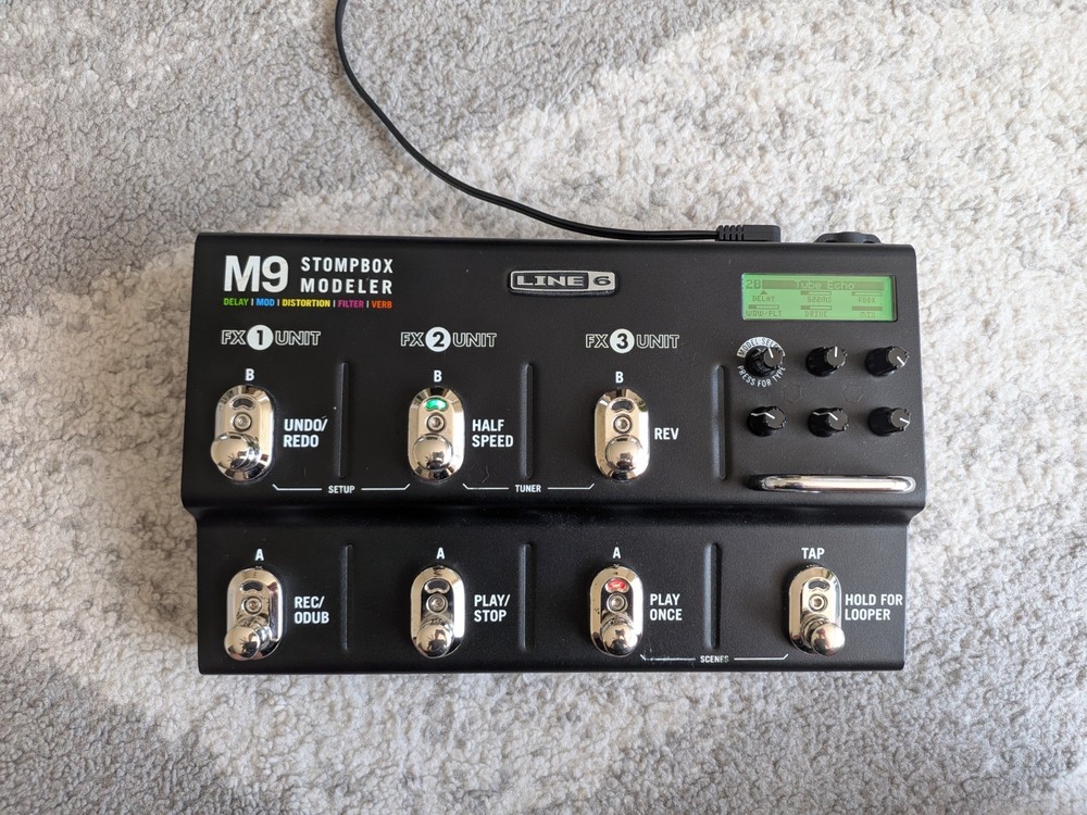 Line 6 6 M9 Stompbox Modeler Multi-Effects Guitar Effect Pedal