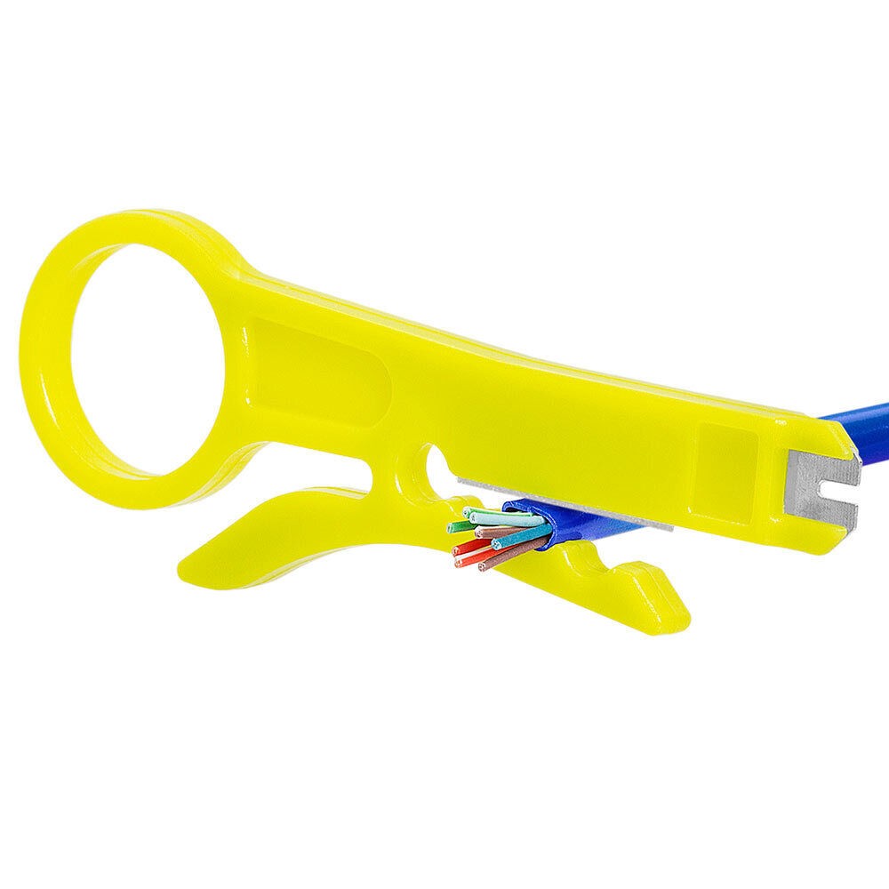 Wire Stripper Punch Down Tool Cat5e Cat6 Cable RJ45 UTP LAN Network Wire Cutter