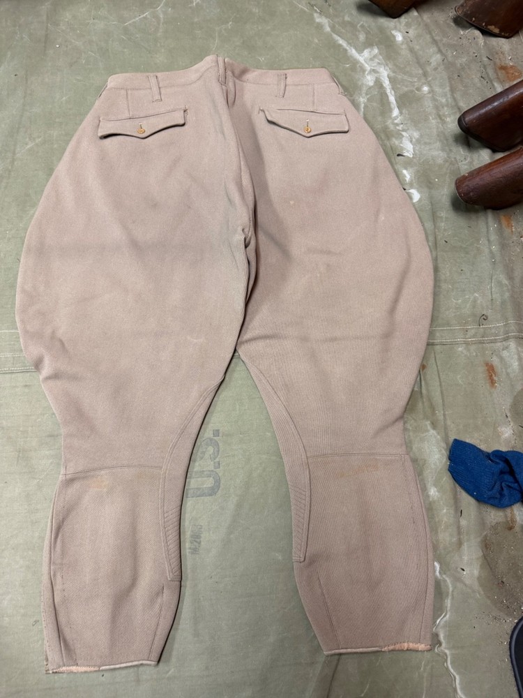 ORIGINAL WWII US ARMY OFFICER CLASS A "PINKS" TROUSERS BREECHES- SMALL 32 WAIST