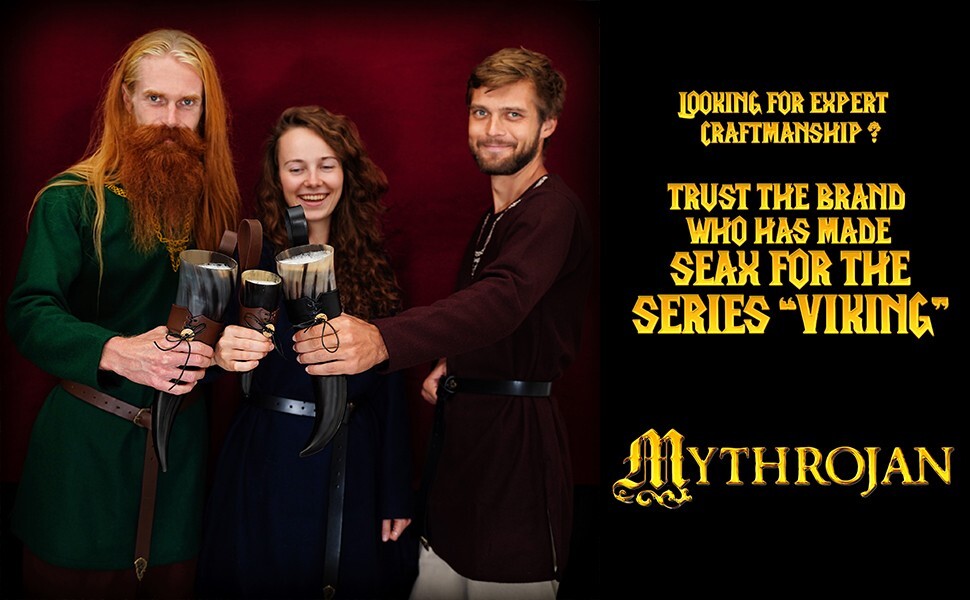 Viking Horn Mug Drinking Beer Ale Medieval Cup Game Tankard Wine Mead Mug 250 ML