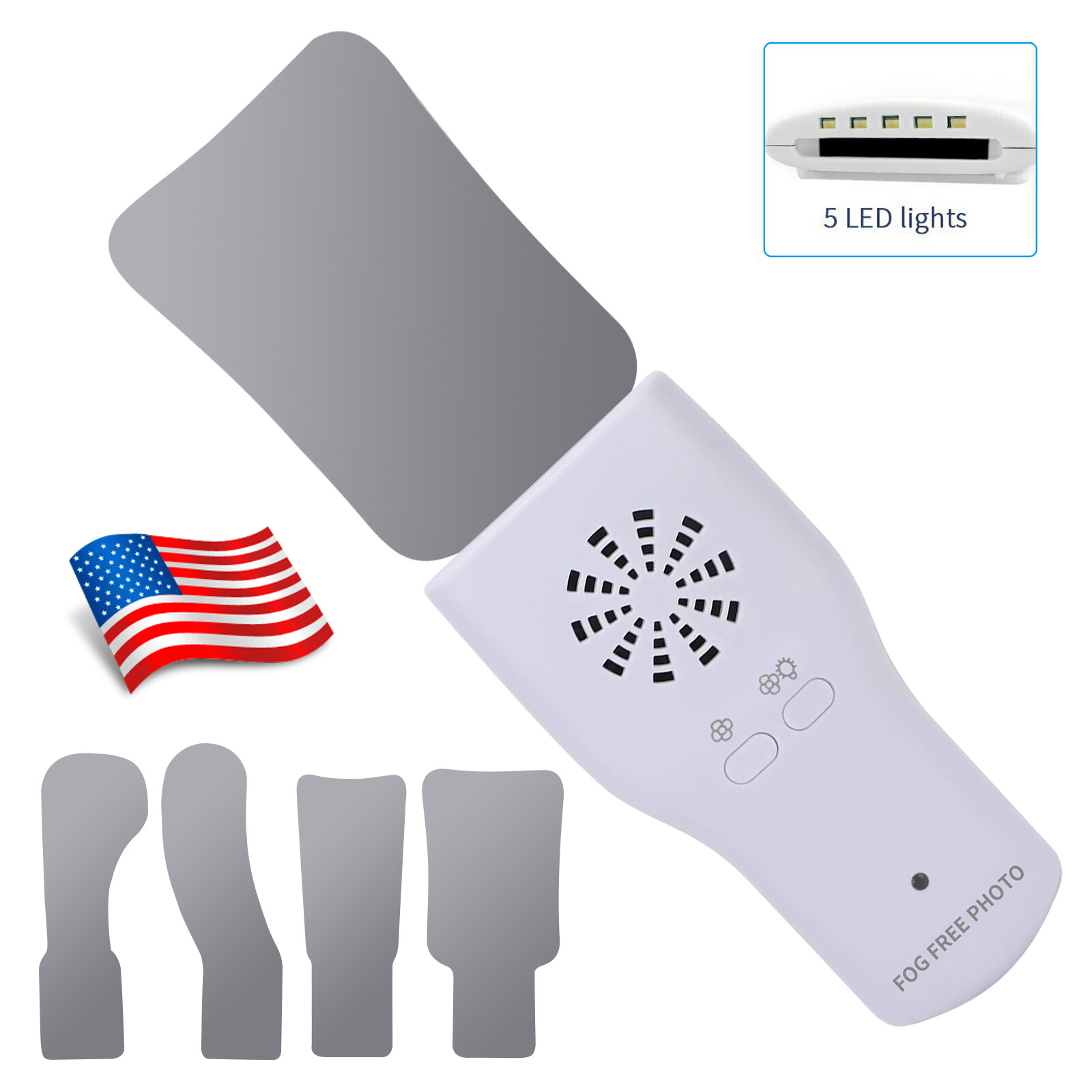 Dental Occlusal Mirror Fog Free LED Intra Oral Photo System 4 Mirror Anti-Fog JZ