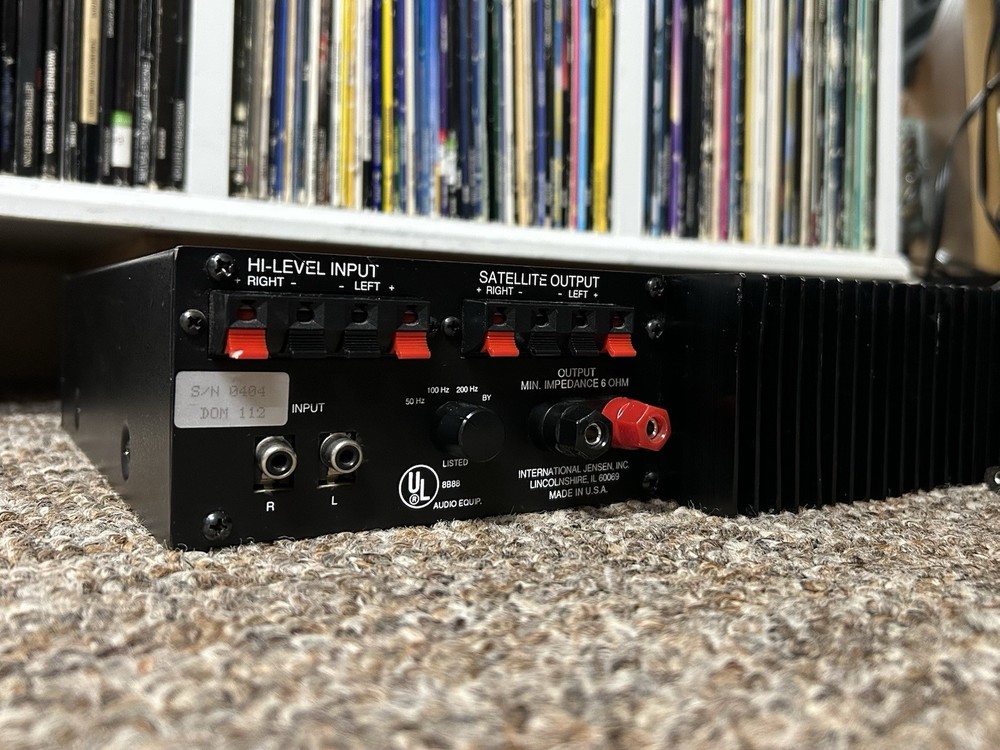 Vintage NHT Monaural Amplifier for Powered Subwoofer System Model MA-1 TESTED ✅