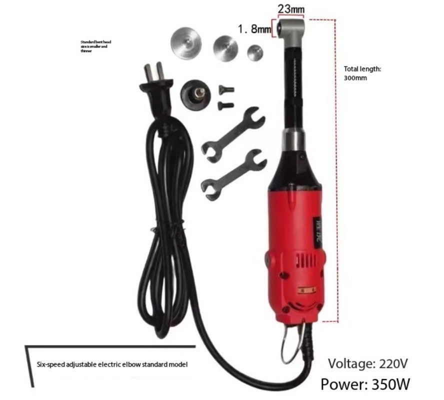 Adjustable-Speed Electric 90° Elbow Grinder Micro-Angle Engraving Machine Tool