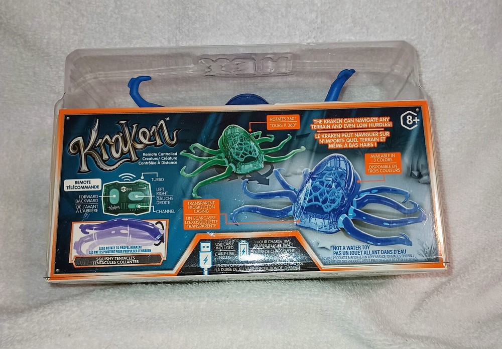 HEXBUG Kraken Remote Controlled Creature 8-Legged Creepy Crawler - NEW