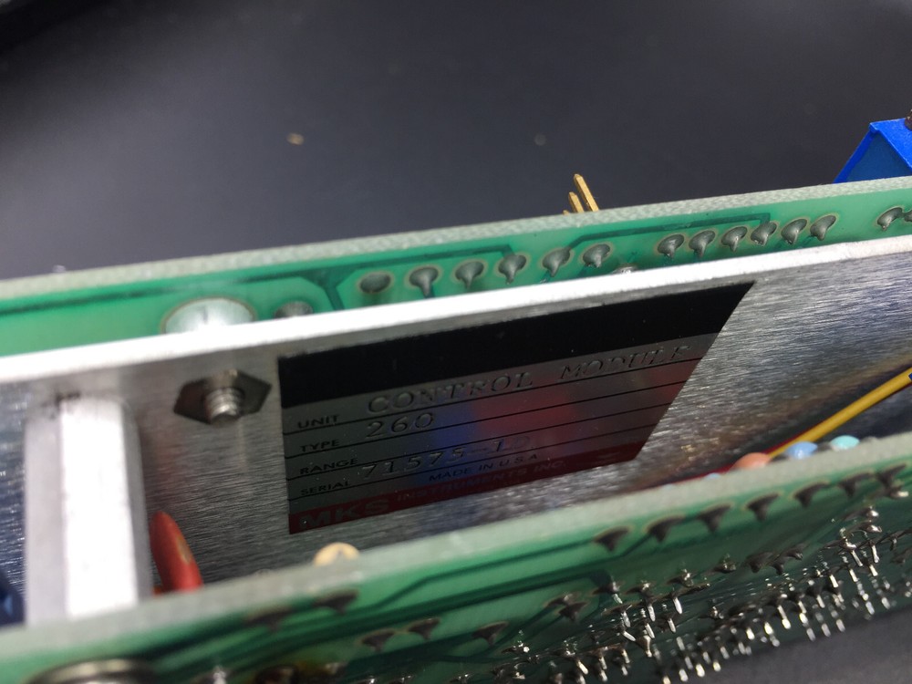 MKS Type 260 Pressure Control System Module Mass Flow Controller #4