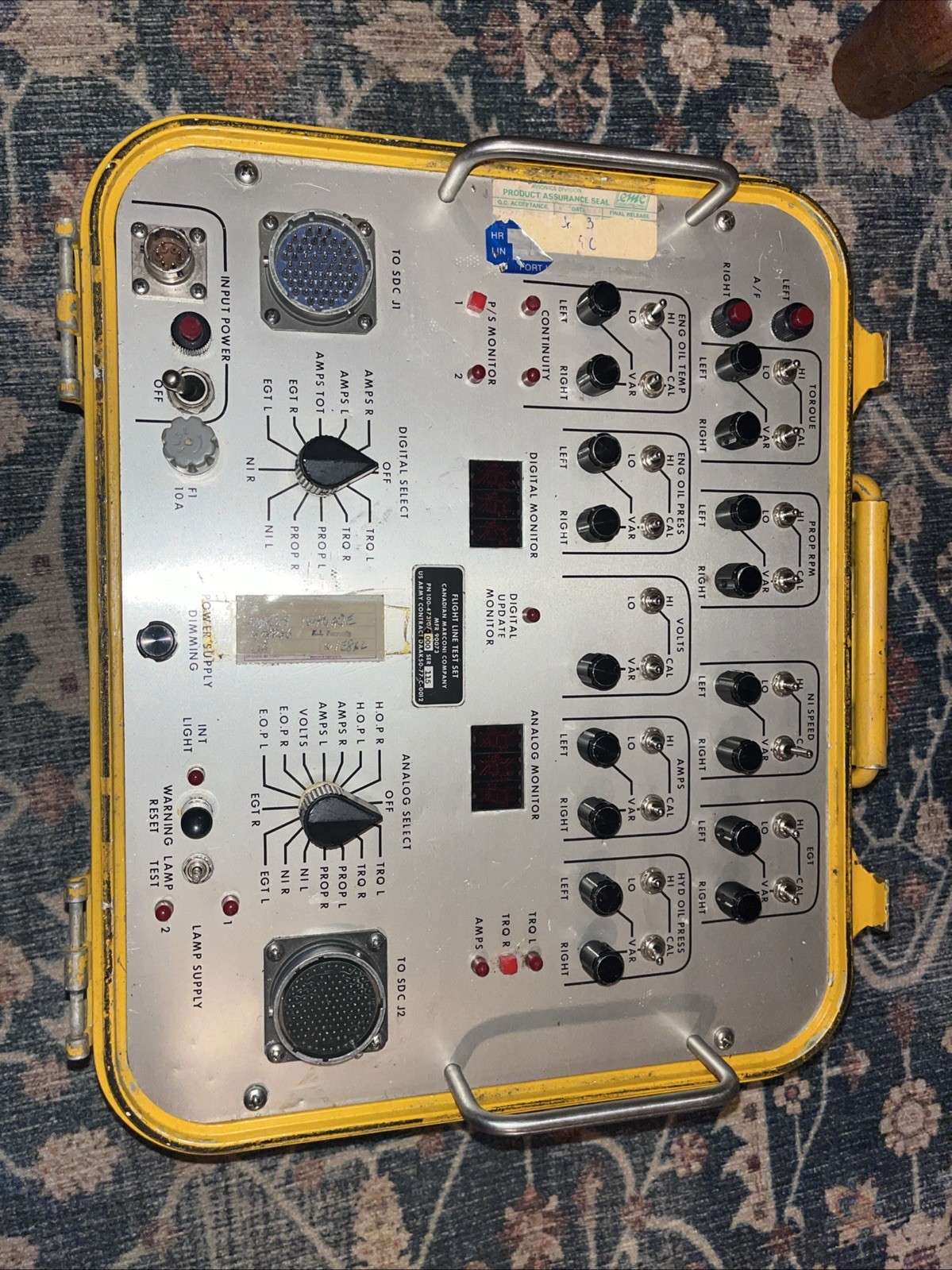 Flight Line Test Set 90073 100-473107-000 Aviation Instrument