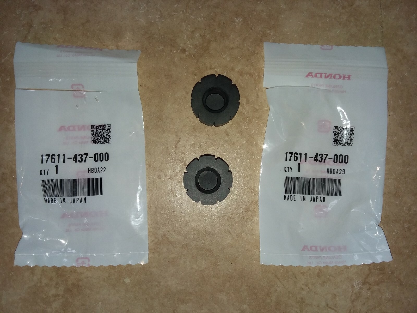 1985 TO 87 HONDA ATC BIG RED 250ES RUBBER CUSHION FUEL / GAS TANK RUBBERS...