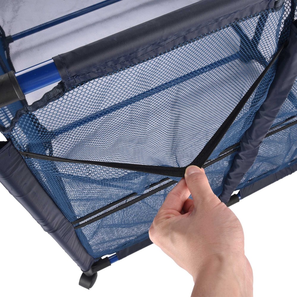 Yescom Mesh Cover Replacement Mesh Pool Storage Bin XX-Large Double Decker Blue